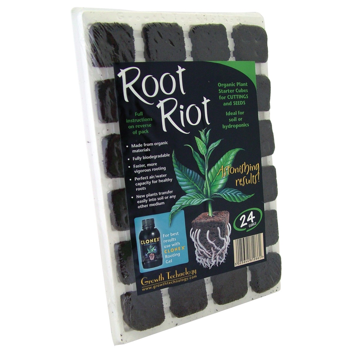 Root Riot tray of 24